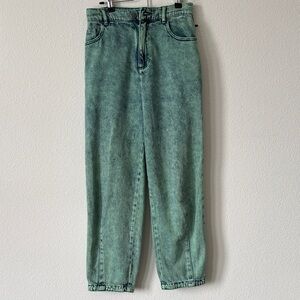 Gorman AU size 8 Green Acid Wash Jeans